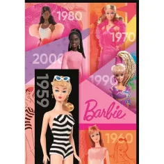 Barbie 65 rokov 1000 dielikové Compact puzzle 50x70cm - Clementoni obrázok 2