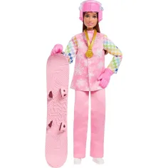 Barbie: 65. výročná kariérna bábika - Snowboardistka - Mattel obrázok 2