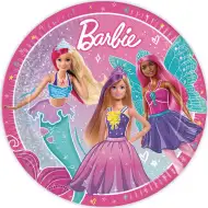 Barbie 8-dielna sada papierových tanierov 23 cm