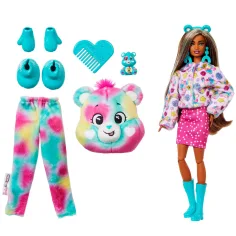 Barbie: Cutie Reveal prekvapujúca bábika Care Bears, 2. séria – Good Vibes medveď – Mattel obrázok 3
