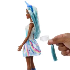 Barbie Dreamtopia: Jednorožec bábika v modrých dúhových šatách - Mattel obrázok 4