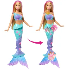 Barbie Dreamtopia: kvetinová čarovná morská panna bábika – Mattel obrázok 2