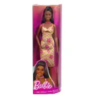 Barbie: Fashionista štýlová bábika v kockovaných, kvetinových šatách - Mattel