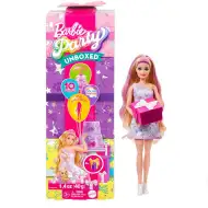 Barbie: Party Reveal prekvapujúca bábika s francúzskym buldogom - Mattel