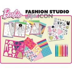 Barbie Štýlová Ikona – omaľovánka a set na obliekanie – Lisciani obrázok 2