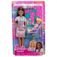 Barbie hnedovlasá kariérna bábika zubárka herný set - Mattel