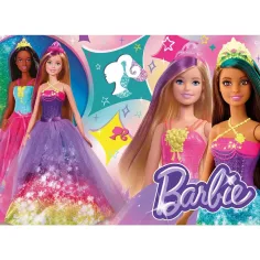 Barbie magický svet 4x48-dielne maxi podlahové puzzle 35x25 cm - Lisciani obrázok 3