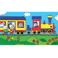 Bartos Erika: Malý vláčik v Mohavskej doline diapozitív