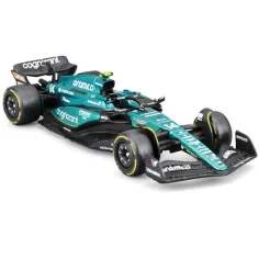 Bburago: Aston Martin AMR23 F1 pretekárske auto kovový model 1/43 (Fernando Alonso #14) obrázok 2