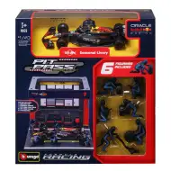 Bburago: F1 pretekárske auto 1/43 - Red Bull RB20 boxová ulička