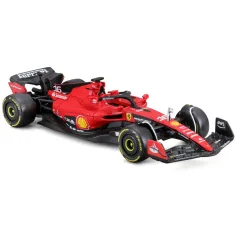 Bburago: Ferrari SF23 F1 pretekárske auto kovový model 1/43 (Charles Leclerc #16) obrázok 2