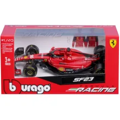 Bburago: Ferrari SF23 F1 pretekárske auto kovový model 1/43 (Charles Leclerc #16) obrázok 4