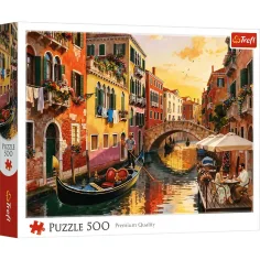 Benátky pri západe slnka Prémiová kvalita 500-dielne puzzle – Trefl