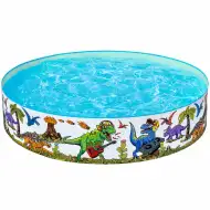Bestway: Fill n Fun™ dinosaurusový pevnostenný detský bazén Ø 183 x 38 cm