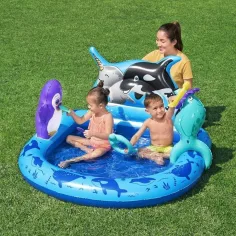 Bestway: Polar Pals nafukovacie hracie bazén 134×131×73 cm obrázok 2