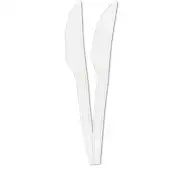 Biela recyklovateľná sada nožov, 10 ks