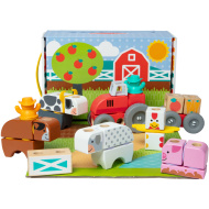 Blockables: Farma drevená stavebnica - Melissa &amp; Doug