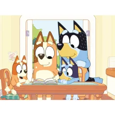 Bluey 2 v 1 24-dielne puzzle a omaľovánka 50x35 cm - Lisciani obrázok 2