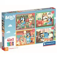 Bluey 4 v 1 12, 16, 20 a 24-dieliková puzzle - Clementoni
