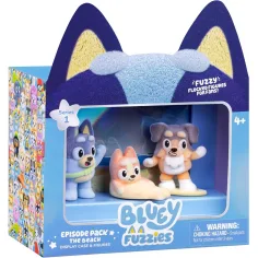 Bluey Fuzzies Epizóda 3-dielna sada - Pláž