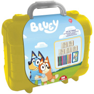 Bluey kreatívna sada na pečiatkovanie v kufríku - Multiprint