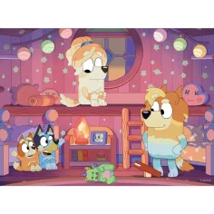 Bluey rozprávka na dobrú noc 2 v 1, 24-dielne puzzle a omaľovánka 35x25 cm – Lisciani obrázok 2