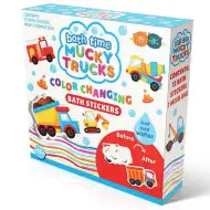 Buddy&amp;Barney: Sada na lepenie na dlaždice meniace farbu - Stavebné stroje