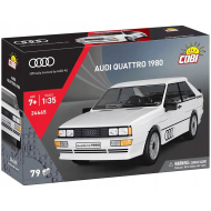 COBI: Audi Quattro 1980 stavebnica bieleho auta (24665)