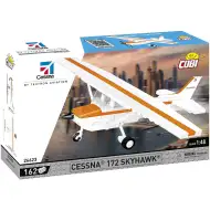 COBI: Cessna 172 Skyhawk oranžovo-biela stavebnica (26623)