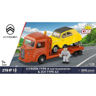 COBI: Citroën Type H autoprepravník a 2CV Type AZ stavebnica (24627)