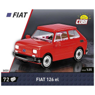 COBI: Fiat 126p elektrické auto stavebnica (24531)