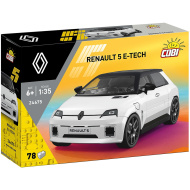 COBI: Renault 5 E-Tech biele auto stavebnica (24675)