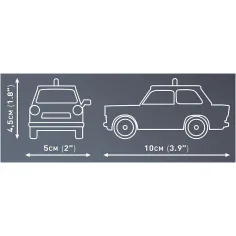 COBI: Trabant 601 Polizei stavebnica (24541) obrázok 3