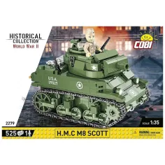 COBI: WWII H.M.C M8 Scott tank stavebnica (2279)