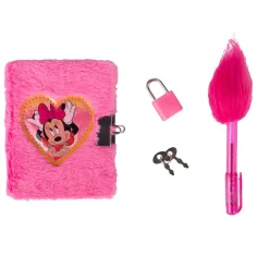 Canenco: Tajný plyšový denník Minnie Mouse s uzamykateľným a UV lampou obrázok 2