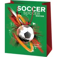 Cardex: Darčeková taška s motívom futbalovej lopty, veľký rozmer 26,7x13,7x33 cm