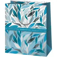 Cardex: Obrovská darčeková taška s nápisom Modro s láskou! 33x15x44 cm