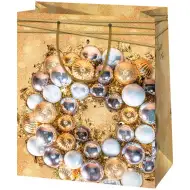 Cardex: Zlatá veľká darčeková taška 26x13x33cm