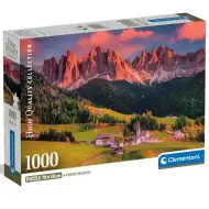 Čarovné Dolomity 1000-dielne HQC puzzle s plagátom - Clementoni