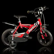 Červený detský bicykel Pro vo veľkosti 12 - bicykel Dino Bikes