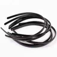 Čierna čelenka 10 ks sada 8 mm