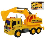 City Truck: Báger nákladné auto so svetlom a zvukom 1/18