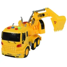 City Truck: Bágerový nákladný automobil so svetlom a zvukom 20cm obrázok 3
