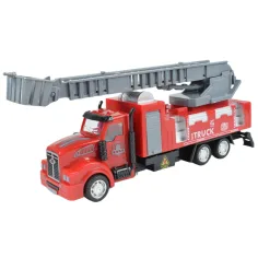 City Truck: Prepracovateľný požiarny nákladný automobil na kolieskach so značkami 19cm obrázok 5