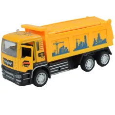 City Truck: Stavebný nákladný automobil na ťahanie v dvoch variantoch 14cm obrázok 2