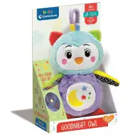 Clementoni Baby: Hudobná plyšová sova s nočným svetlom