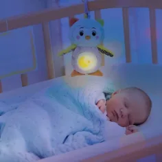 Clementoni Baby: Hudobná plyšová sova s nočným svetlom obrázok 3