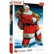 Coca-Cola - Mikuláš s darčekmi 1000-dielne puzzle - Trefl