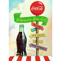 Coca-Cola kamkoľvek ideš 1000-dieliková prémiová plus kvalita puzzle - Trefl obrázok 2