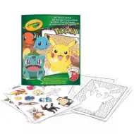 Crayola: Farba &amp; Nálepka - Pokémon zošit na aktivity